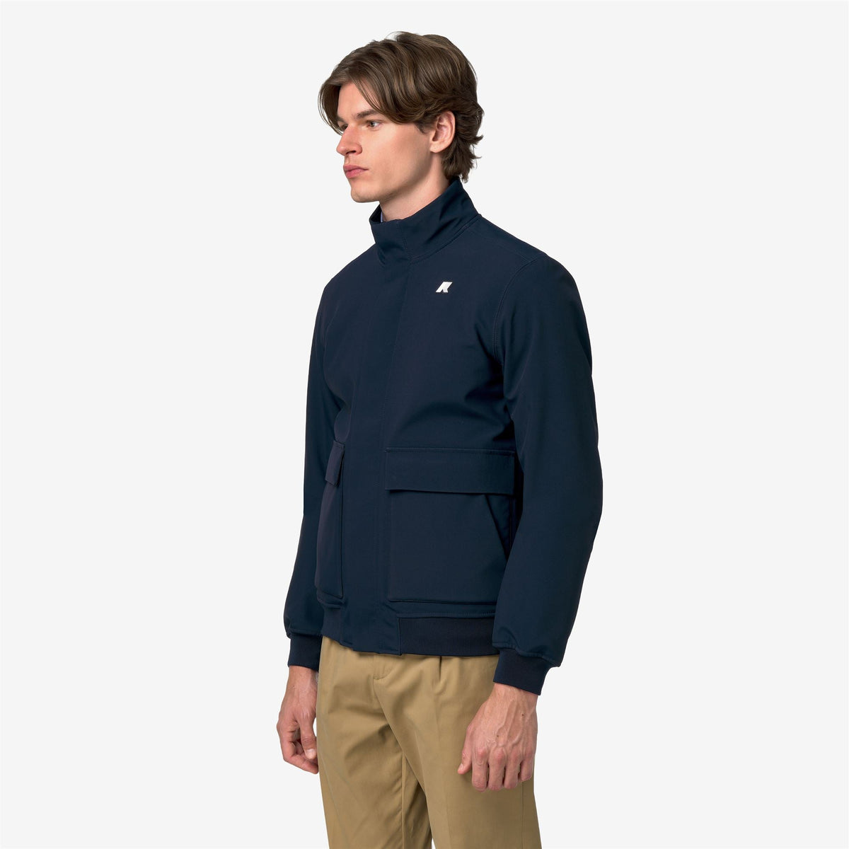 K-Way Herve Bonded – Giacca corta da uomo – Blue Dep-Blue D