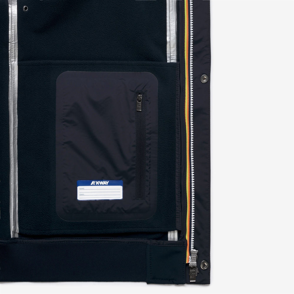 K-Way Herve Bonded – Giacca corta da uomo – Blue Dep-Blue D