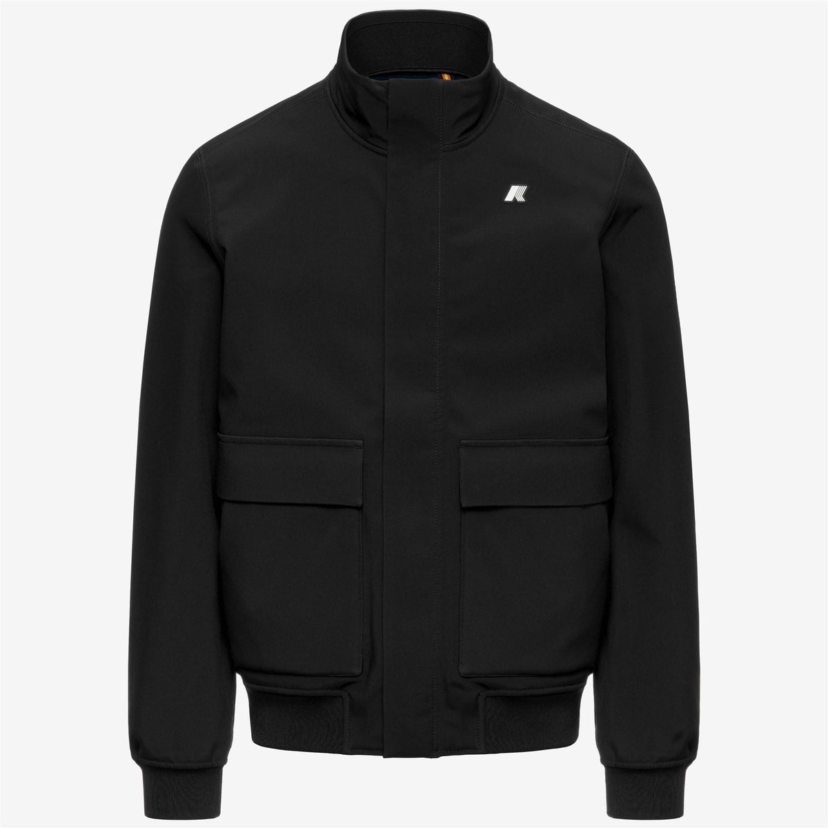 K-Way Herve Bonded – Giacca corta da uomo – Black P-Blue D