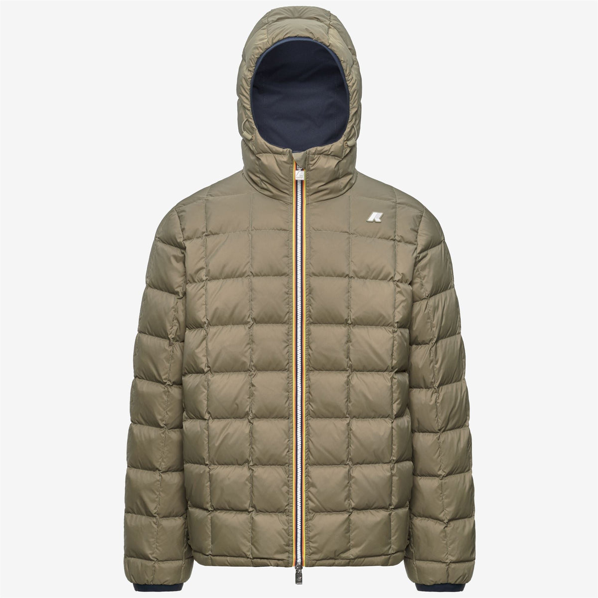 K-Way Jack ST Thermo Double – Giacca corta uomo – Blue Depth - Green Army