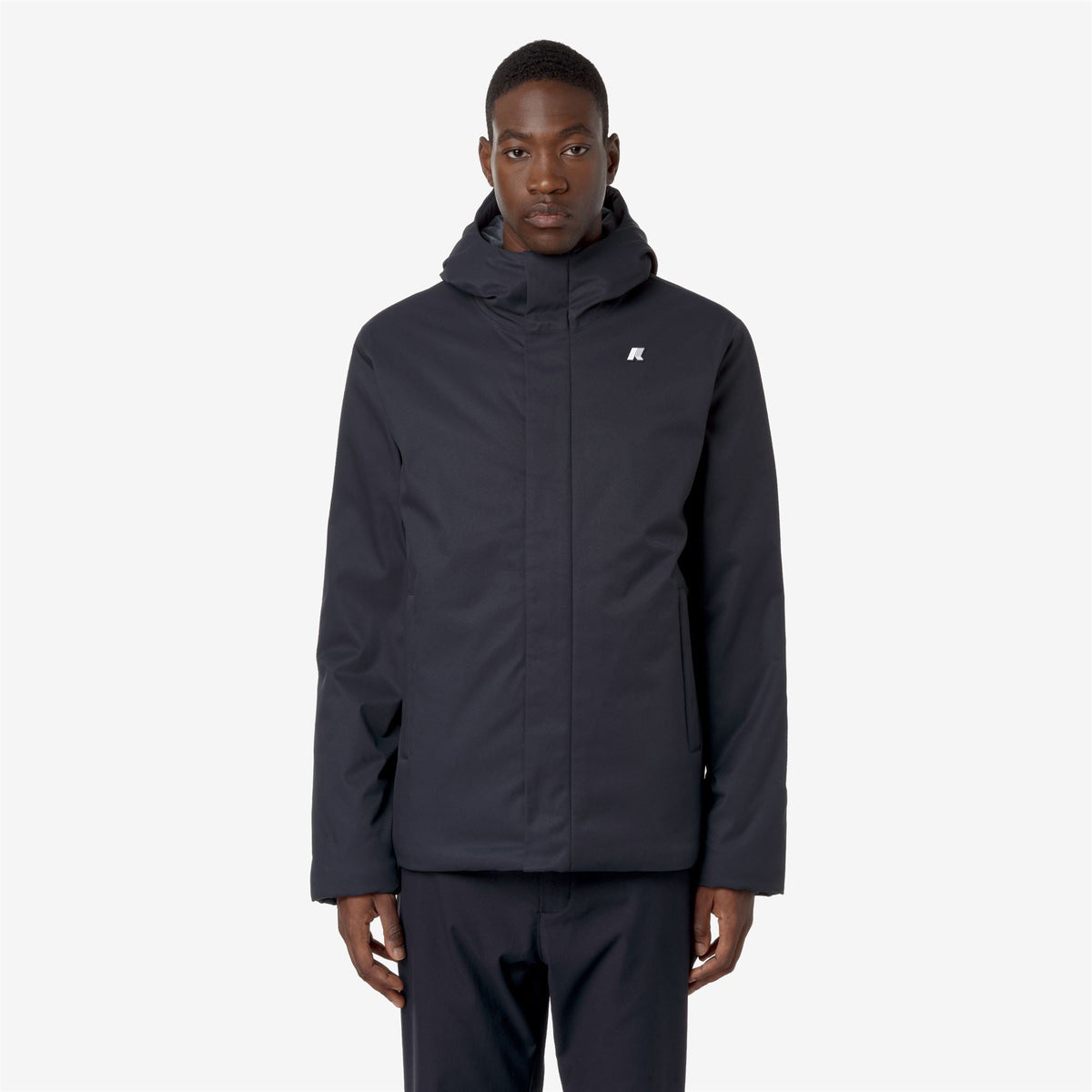 K-Way Jacko Twill Marmotta – Giacca corta uomo – Blue D-Blue A