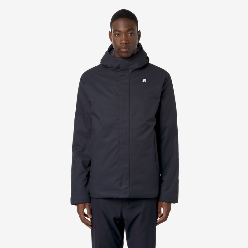 K-Way Jacko Twill Marmotta – Giacca corta uomo – Blue D-Blue A