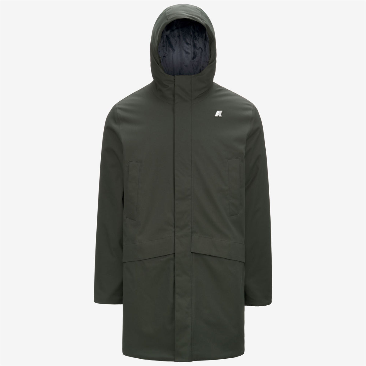 K-Way Jarno Twill Marmotta – Giacca corta da uomo – Green B-Blue A