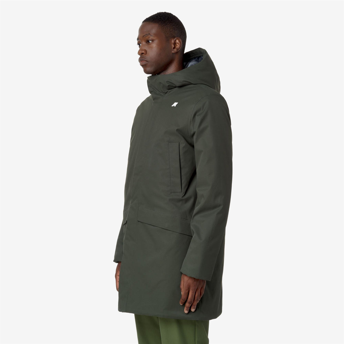 K-Way Jarno Twill Marmotta – Giacca corta da uomo – Green B-Blue A