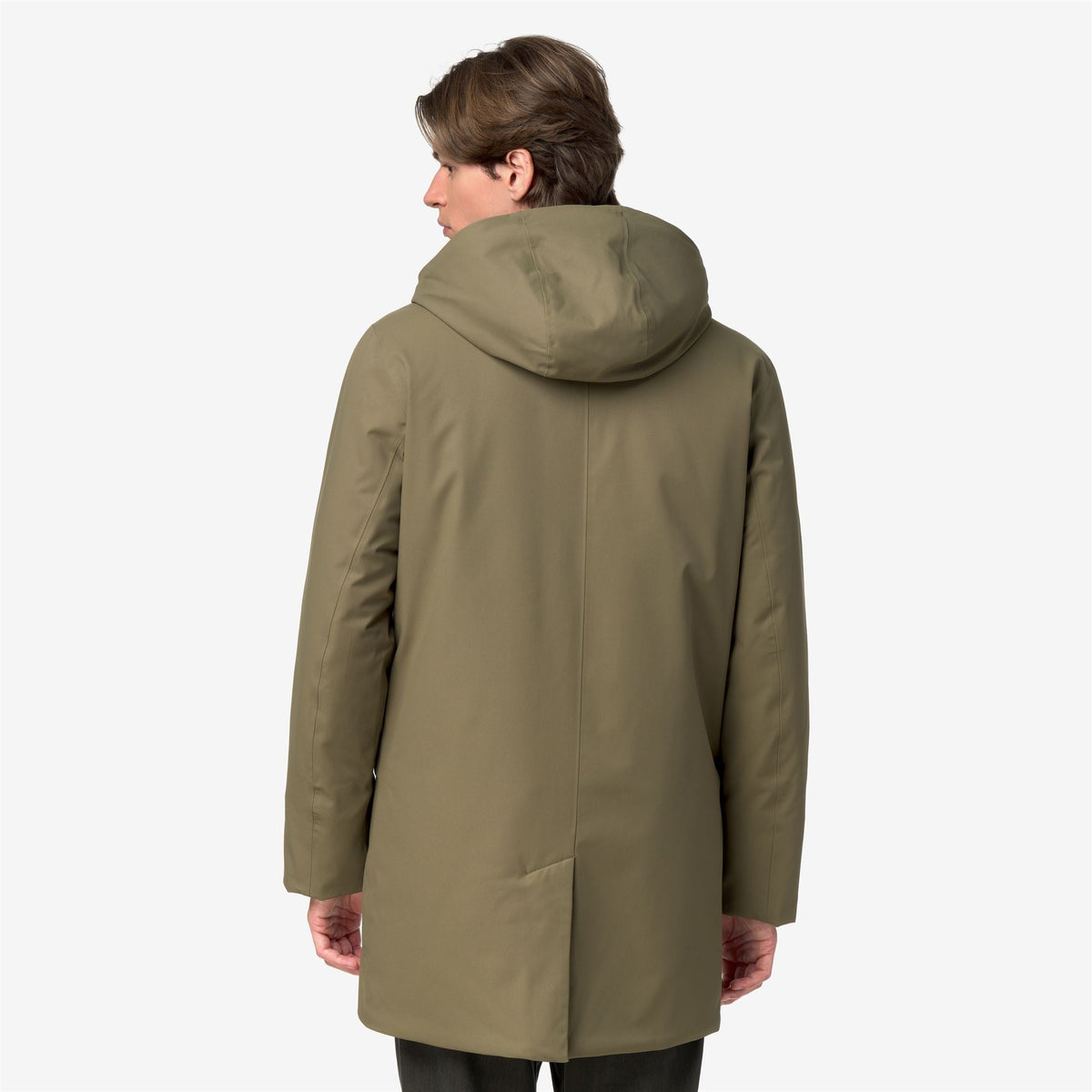 K-Way Jarno Twill Marmotta – Giacca corta da uomo – Green Army - Blue Airforce