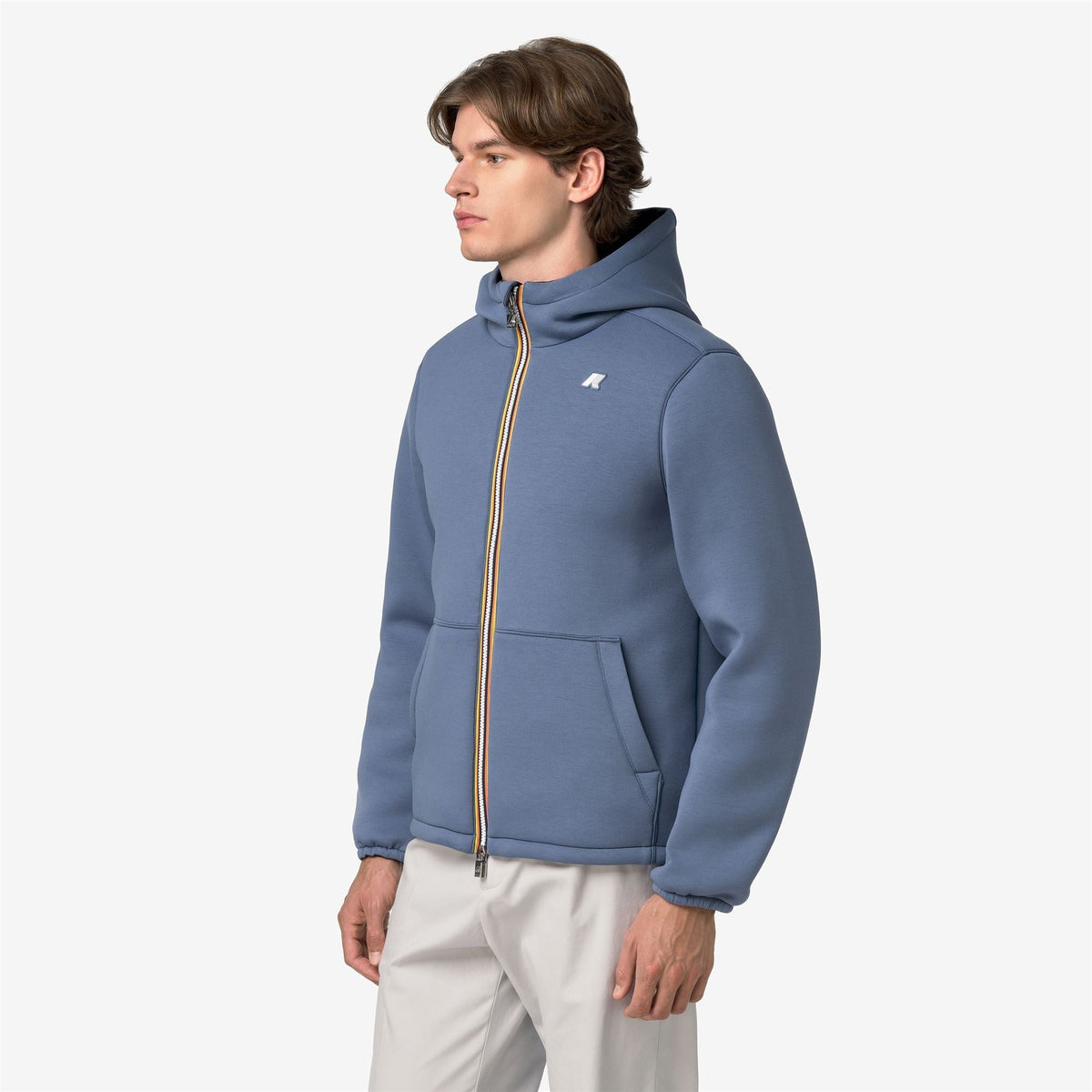 K-Way Jack Spacer Nylon Double – Giacca corta da uomo – Blue Wild - Blue Depth