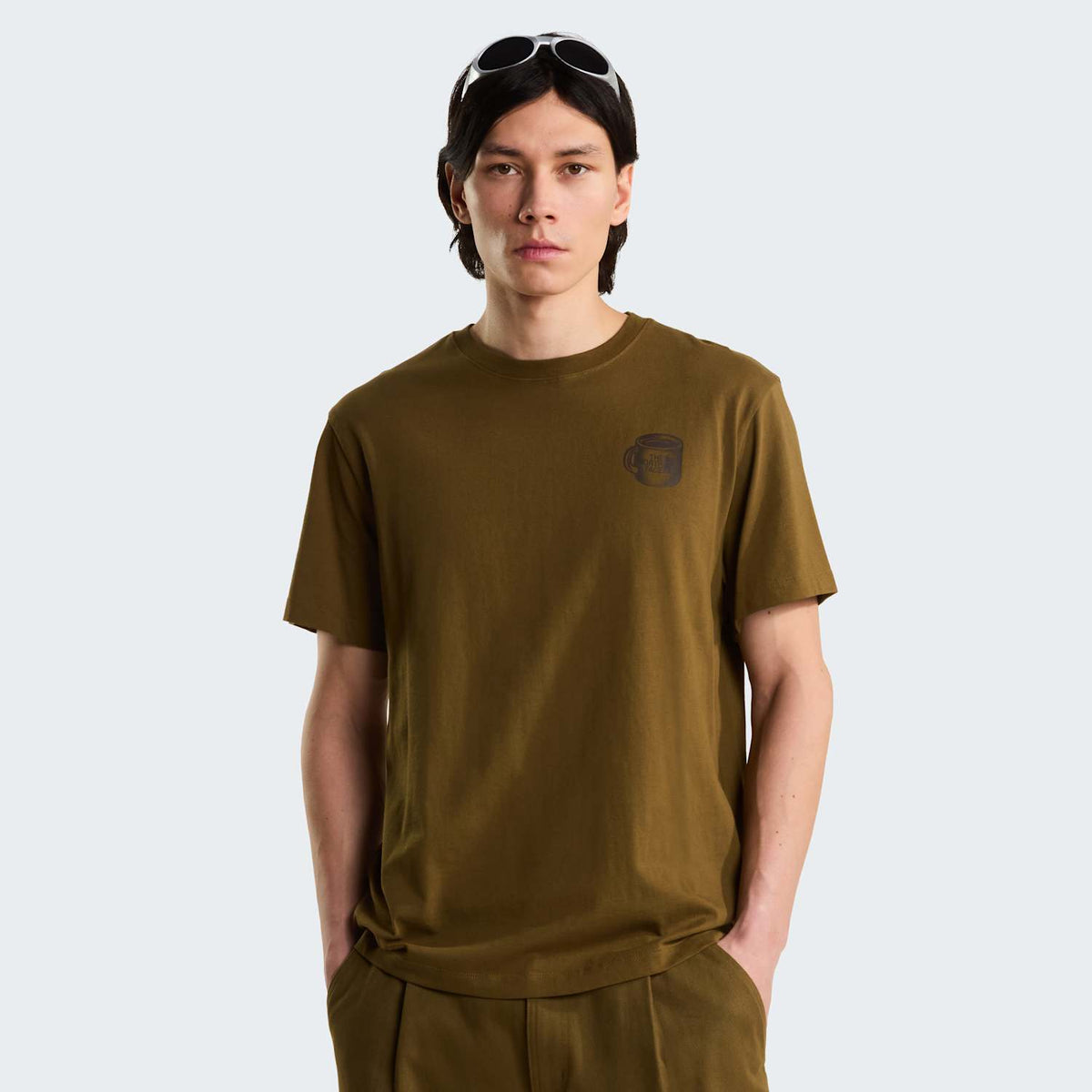 T-shirt grafica casual unisex Basecamp Barista