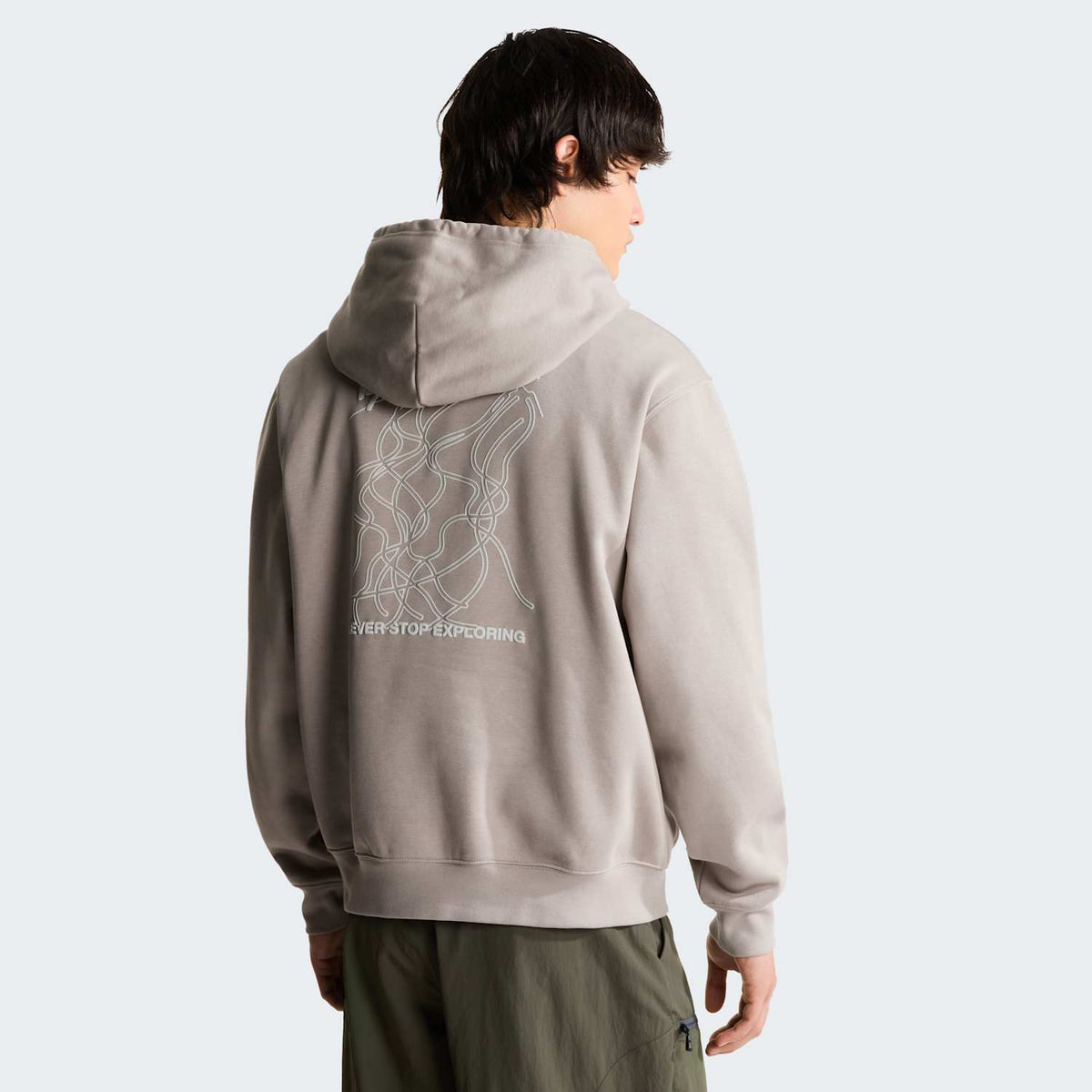 Felpa con cappuccio grafica casual unisex NSE Slopes