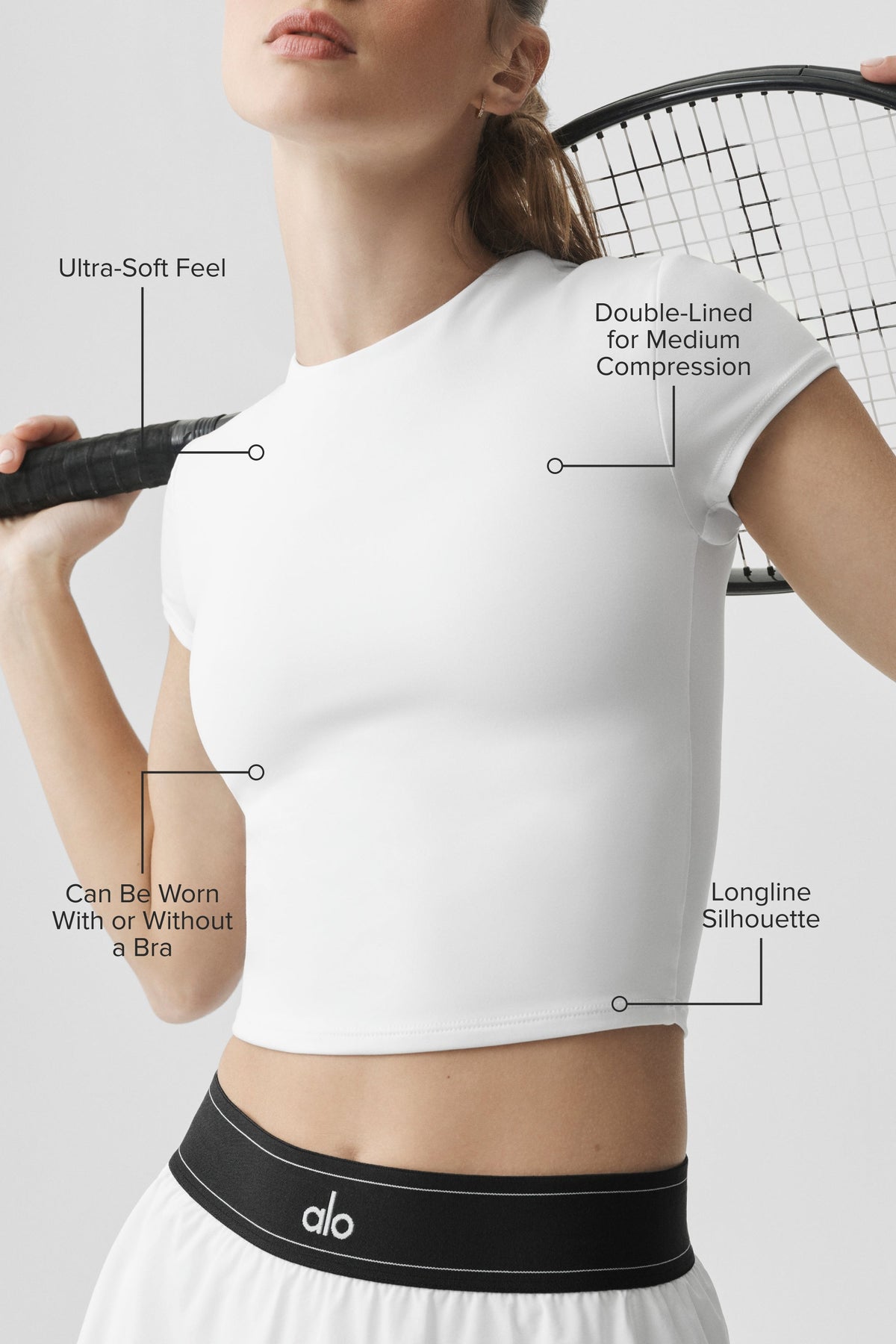 Top a maniche corte ALO Softsculpt Precision