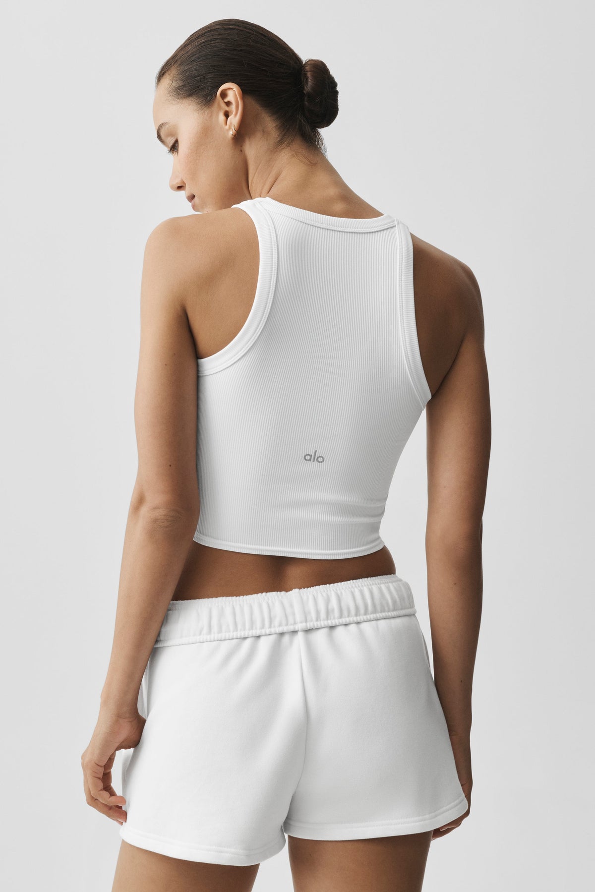 Canotta a costine Goddess Go-To - White