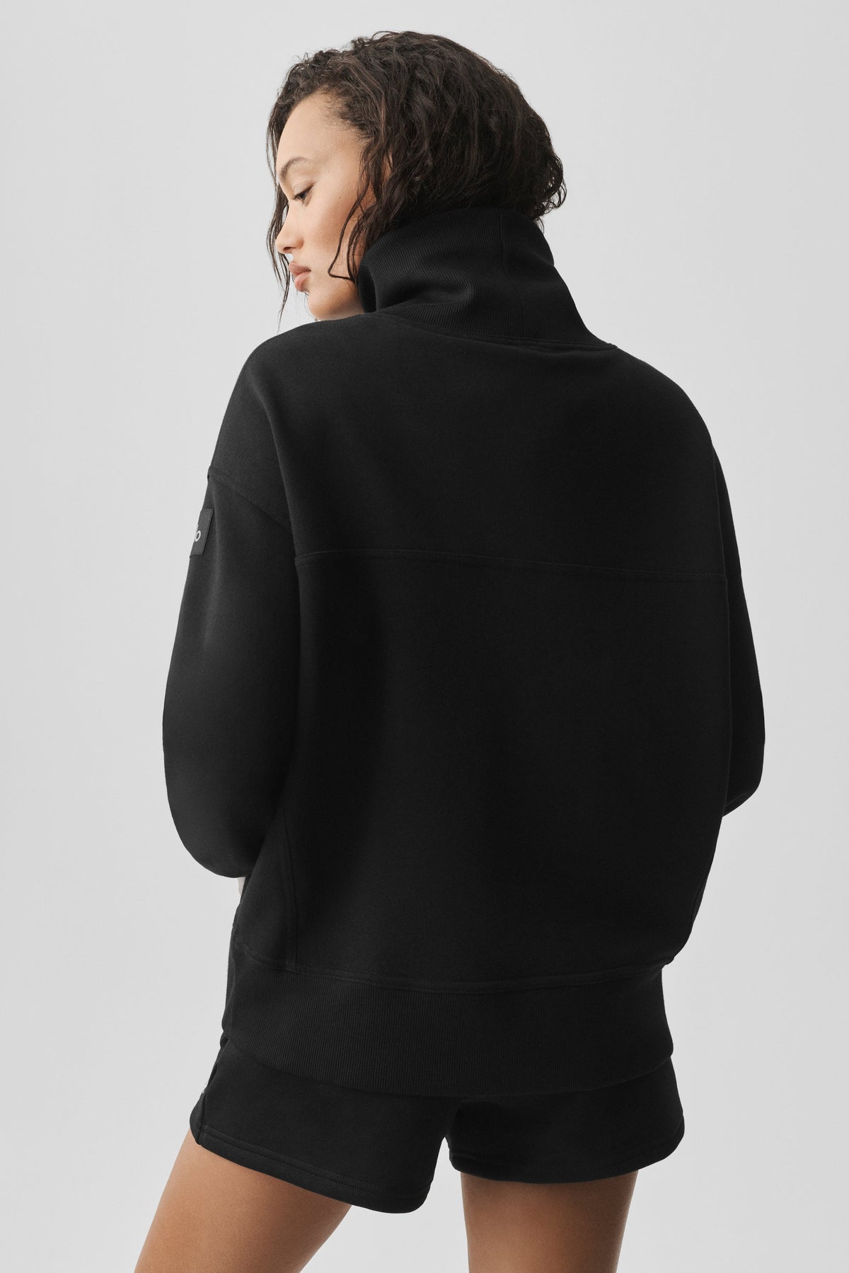 Maglione a collo alto Hazy - Nero