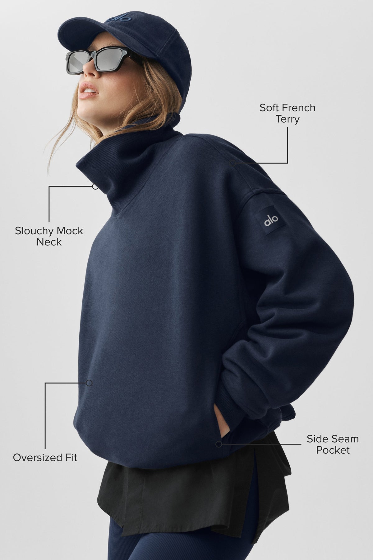 Maglione a collo alto Hazy