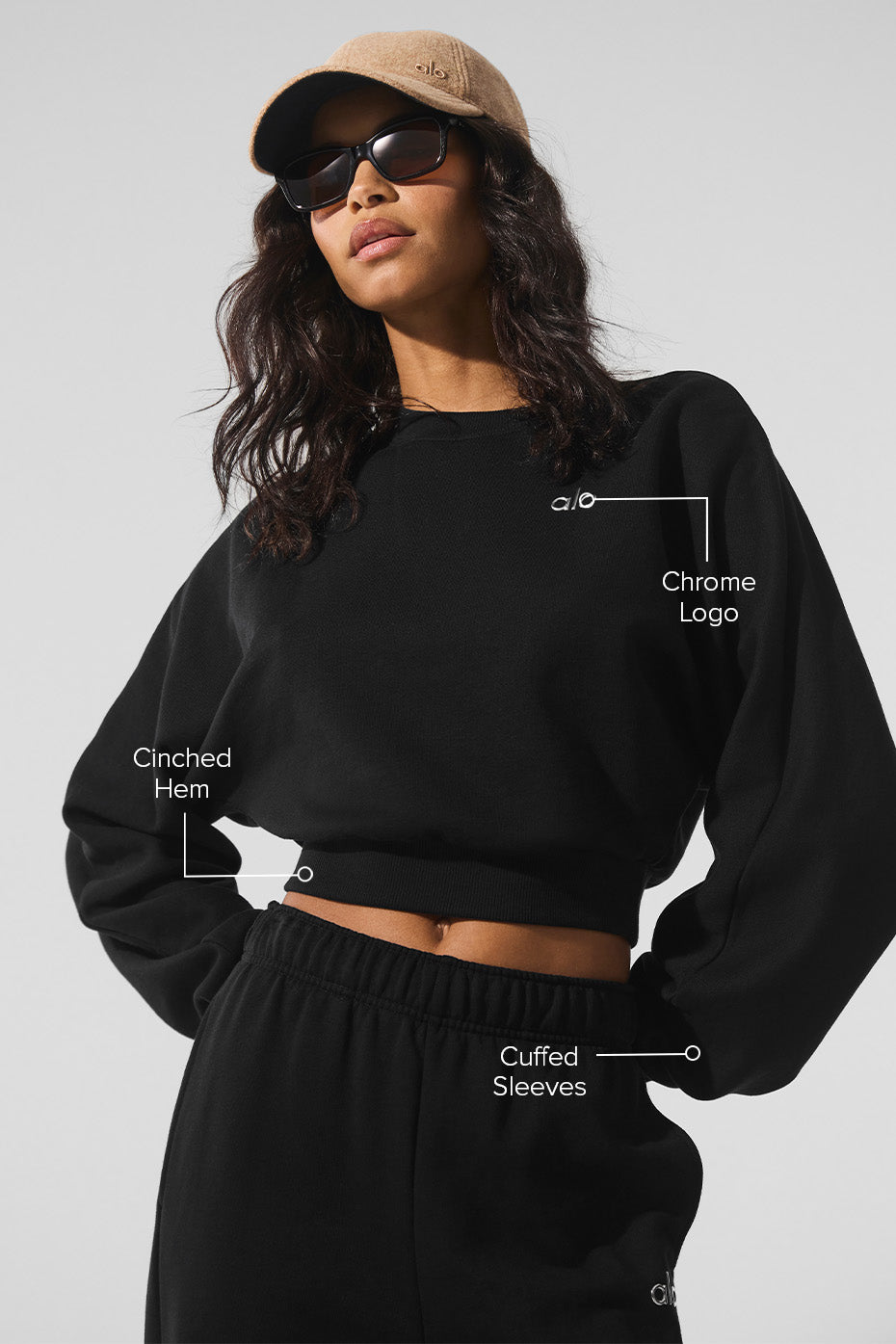 Maglione corto girocollo Accolade