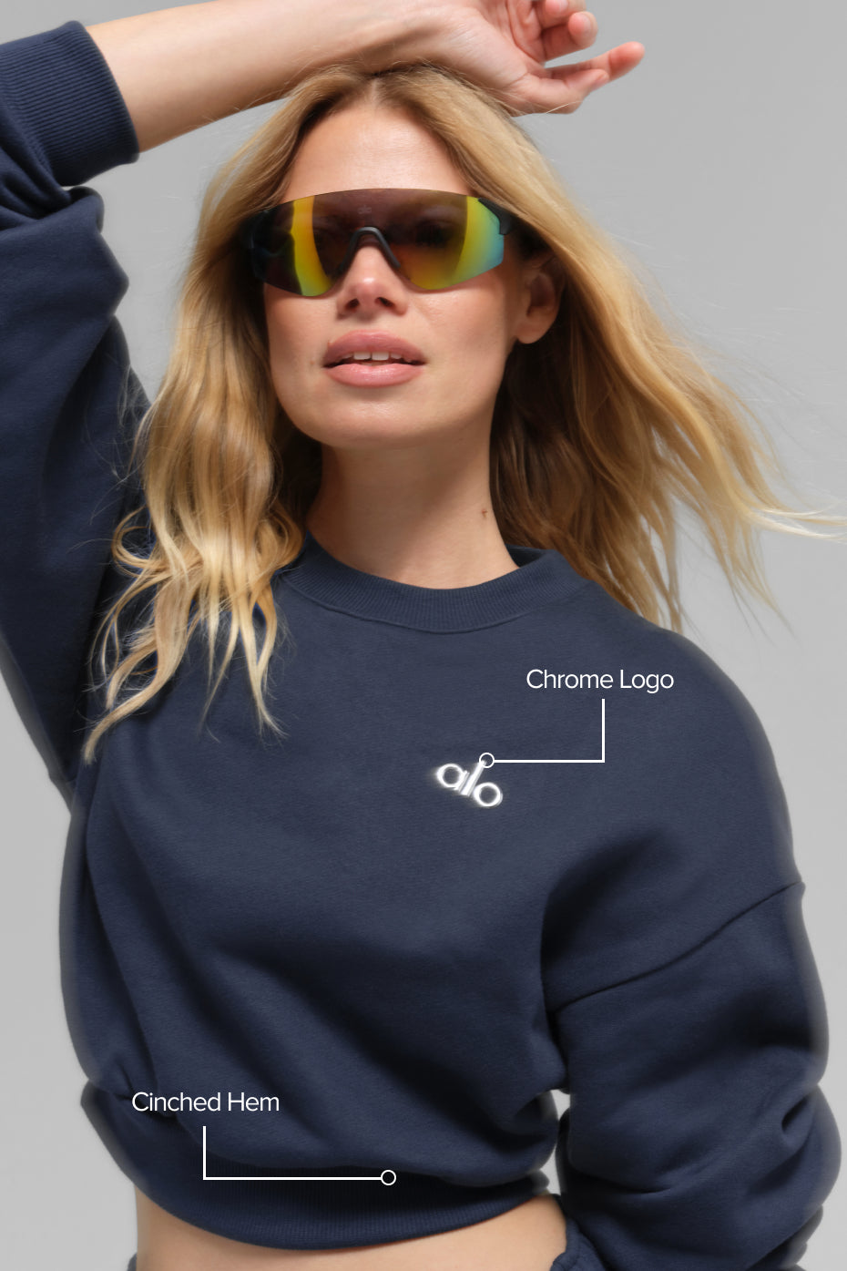 Maglione corto girocollo Accolade