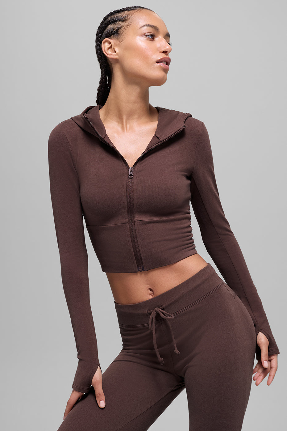 Felpa con cappuccio e zip Sway