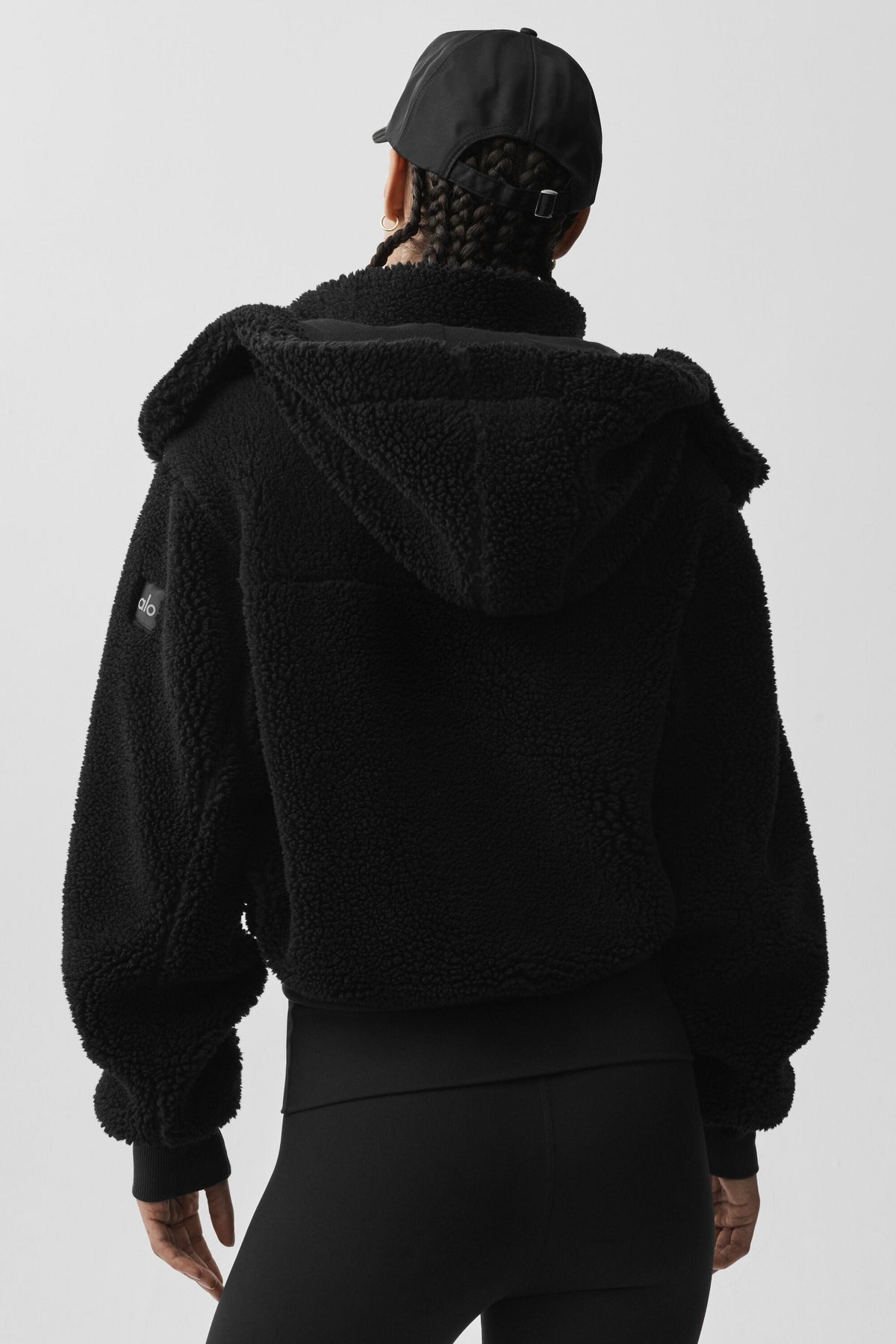 Giacca in sherpa Foxy - Black