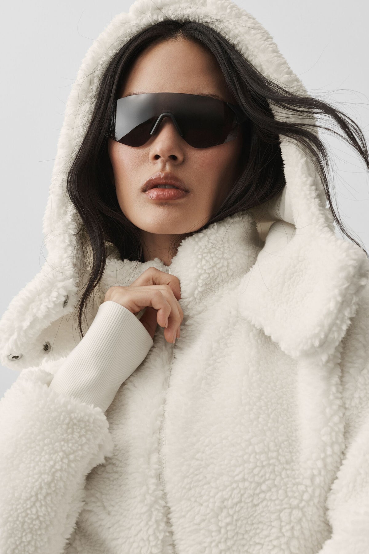 Giacca in sherpa Foxy - Ivory