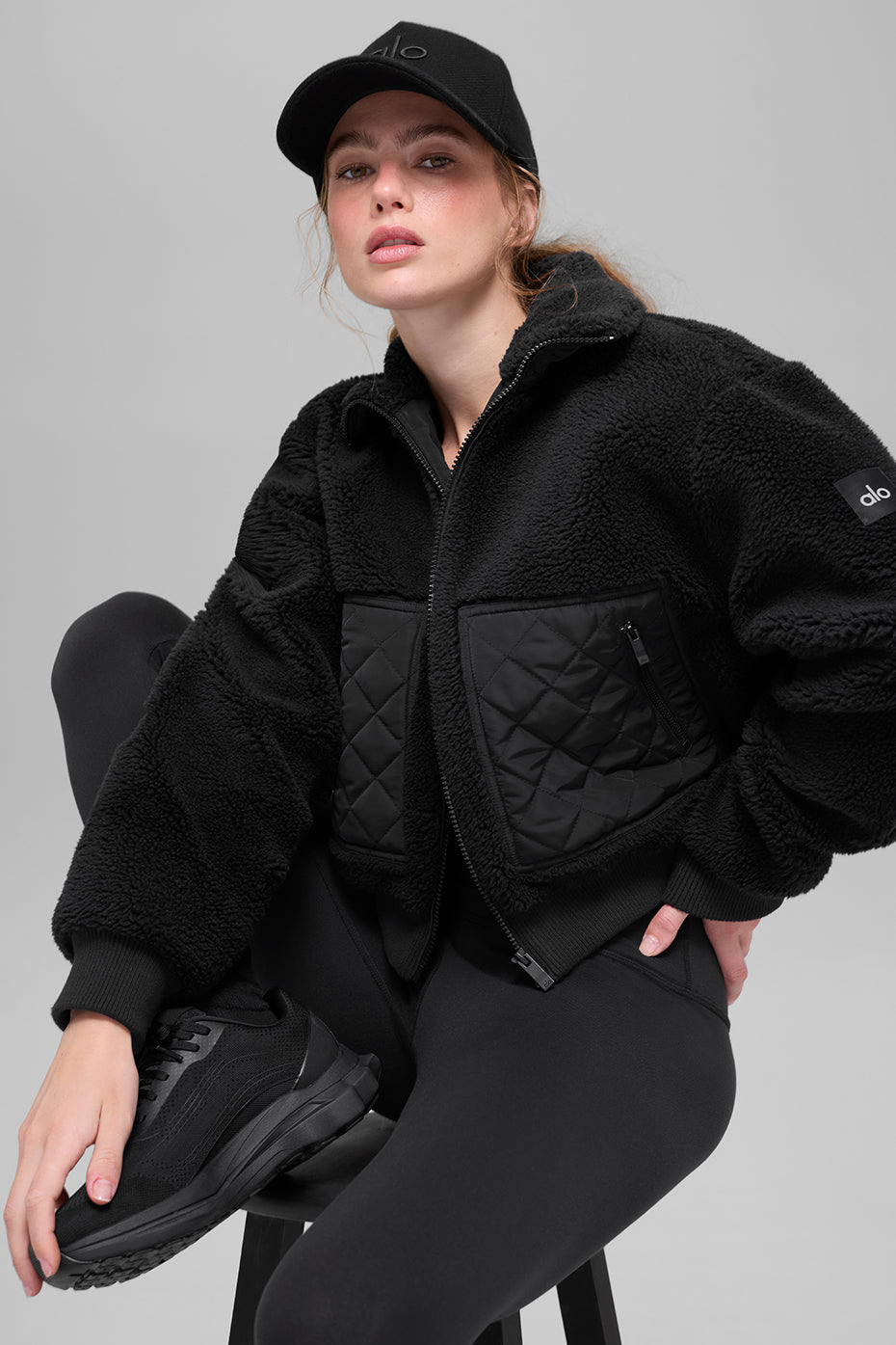 Giacca bomber Sherpa Edge - Nero