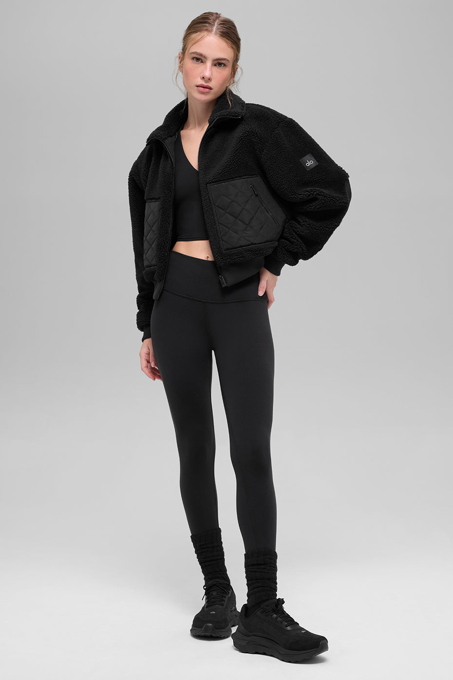 Giacca bomber Sherpa Edge - Nero