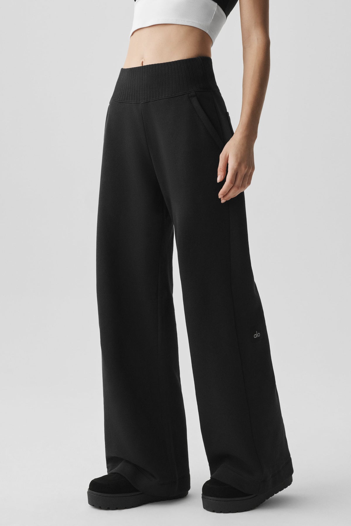 Pantaloni della tuta ampi Serenity - Nero