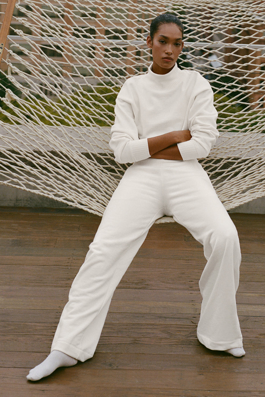 Pantaloni della tuta ampi Serenity - Ivory