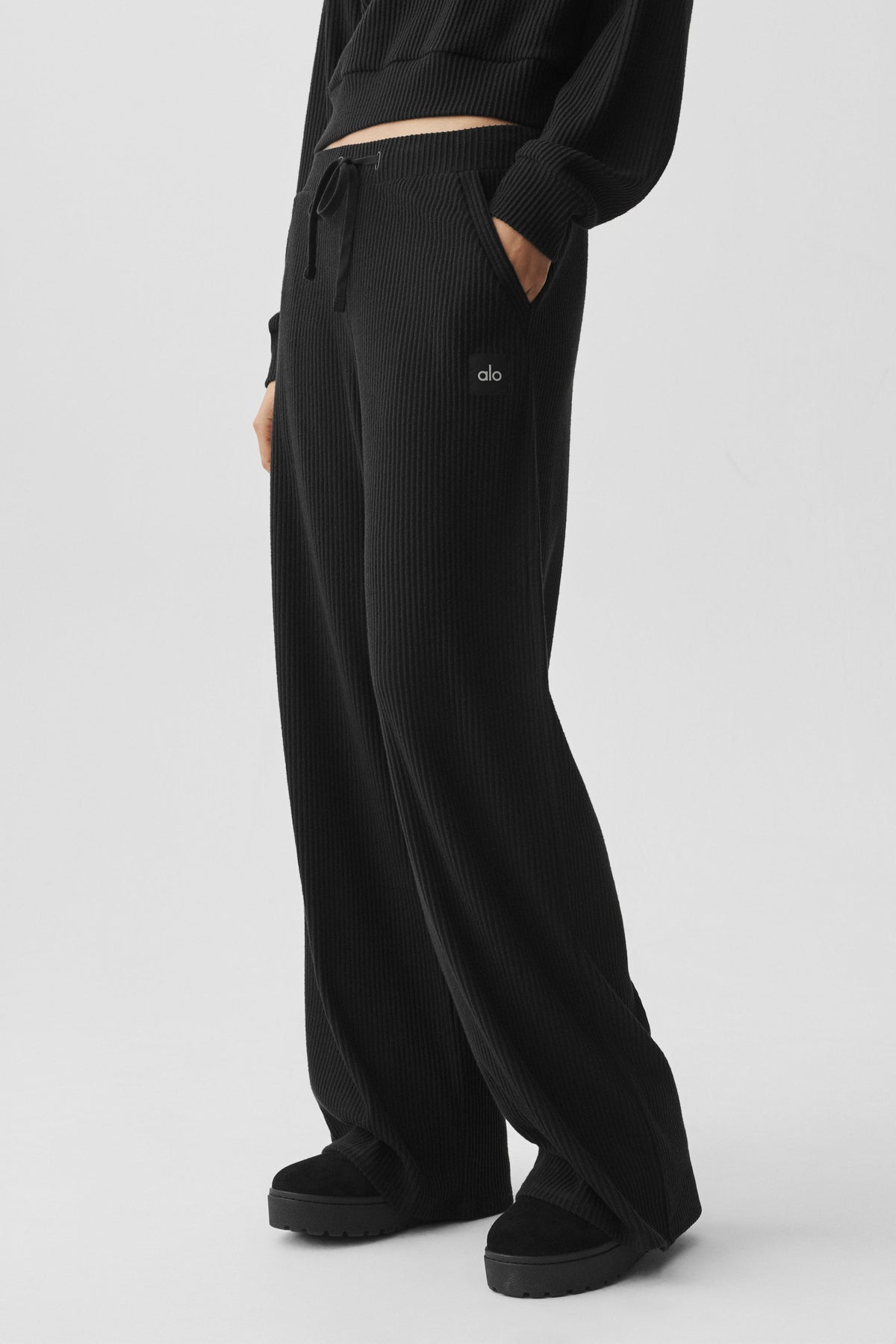 Pantaloni ampi Muse - Black