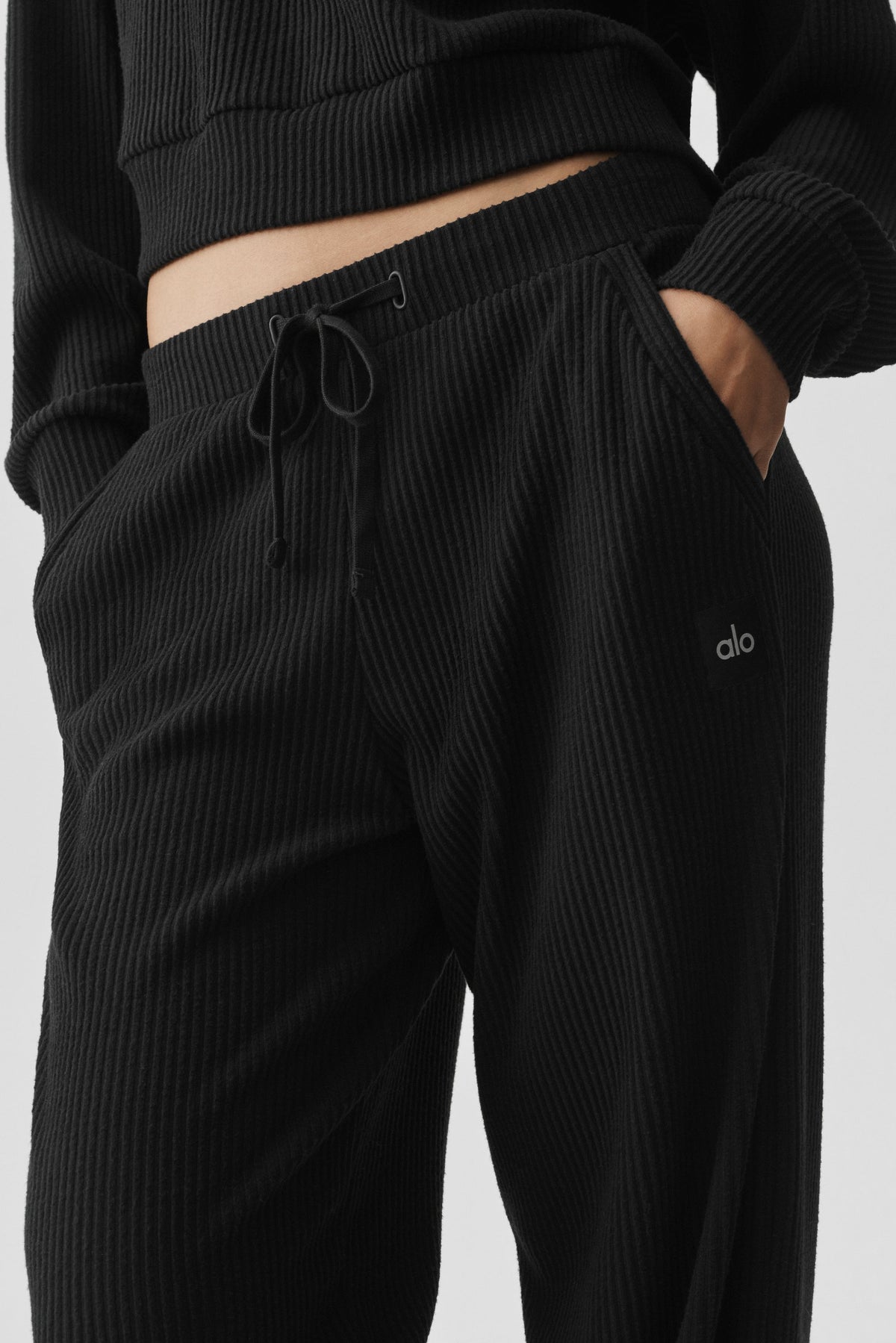 Pantaloni ampi Muse - Black