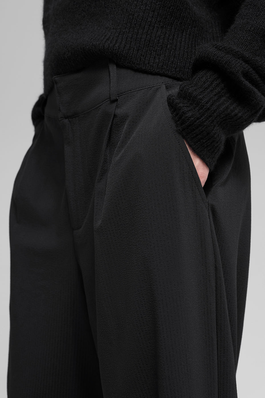 Pantaloni a vita alta Dreamscape (corti) - Black
