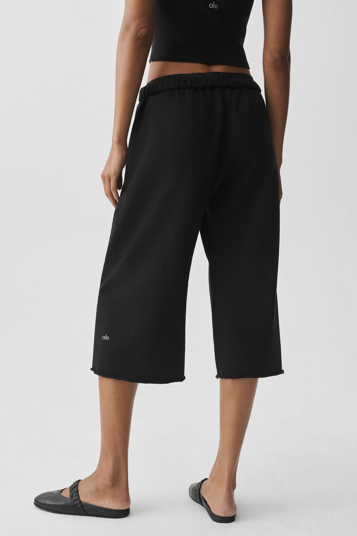 Chill Pantaloni della tuta Cutoff - Nero