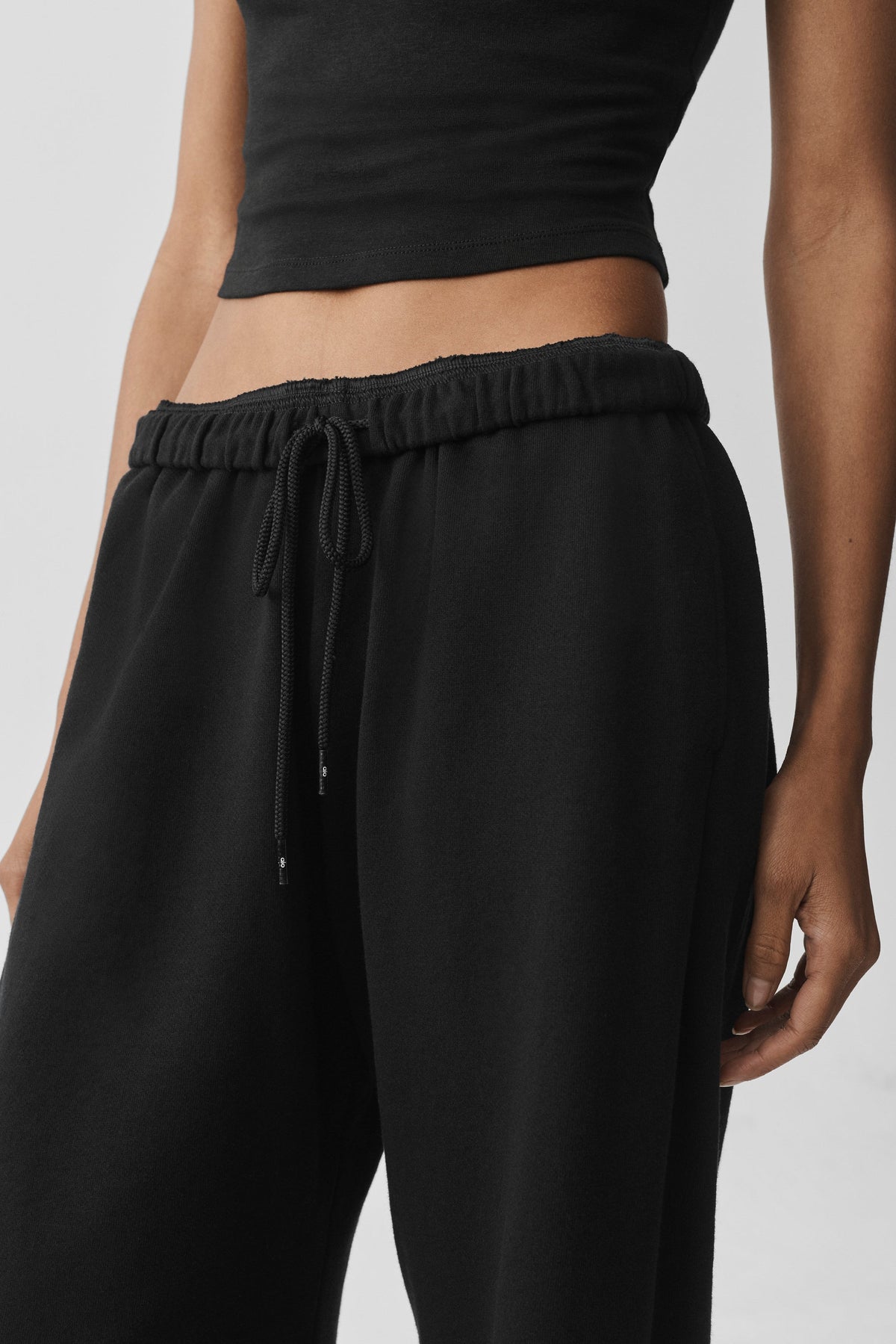 Chill Pantaloni della tuta Cutoff - Nero