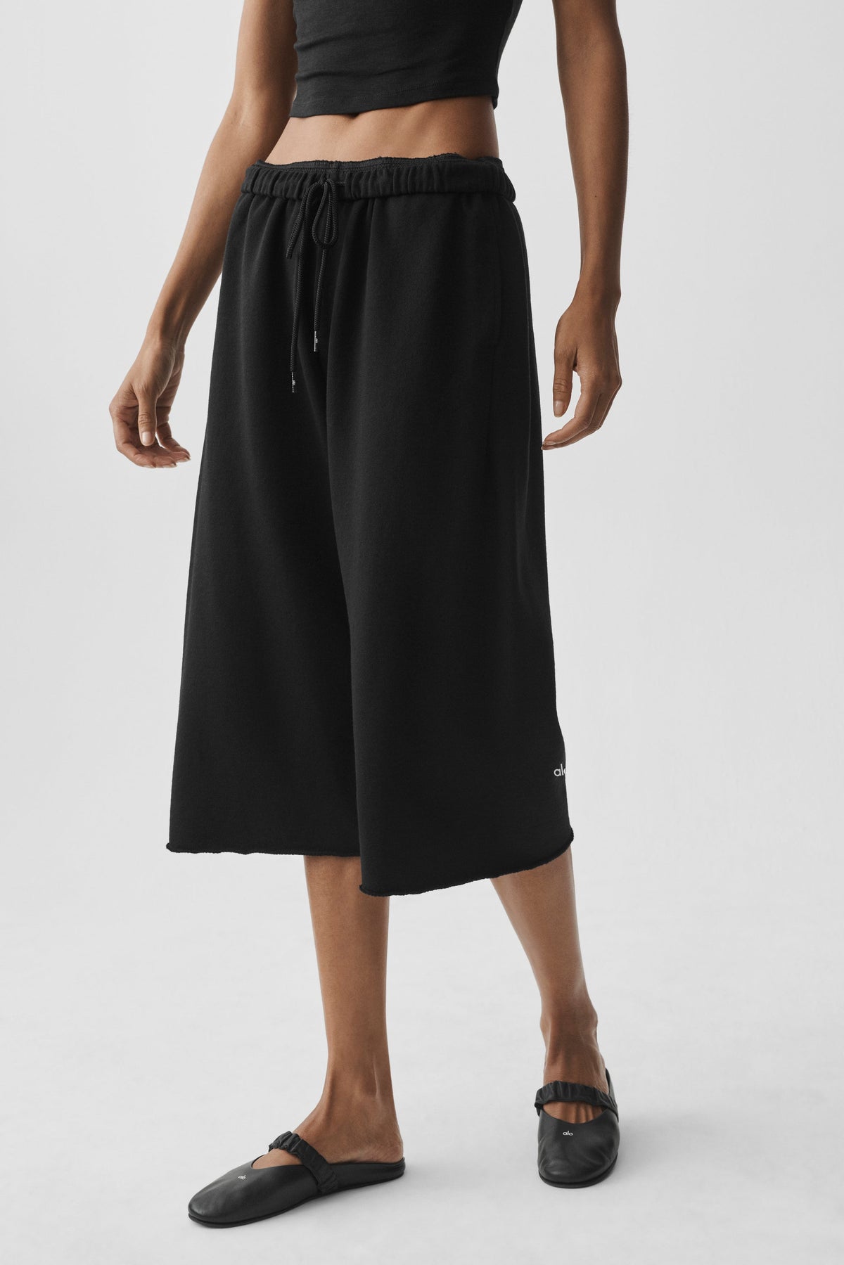 Chill Pantaloni della tuta Cutoff - Nero