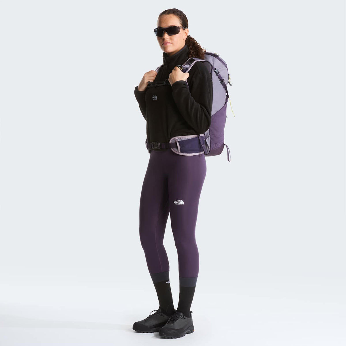 Pile con collo zip Glacier Novelty Logo da Donna
