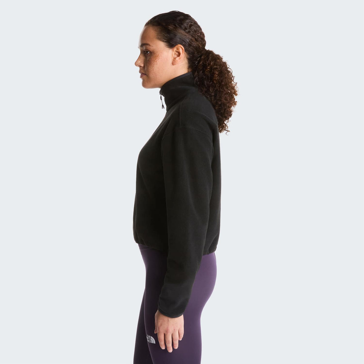 Pile con collo zip Glacier Novelty Logo da Donna