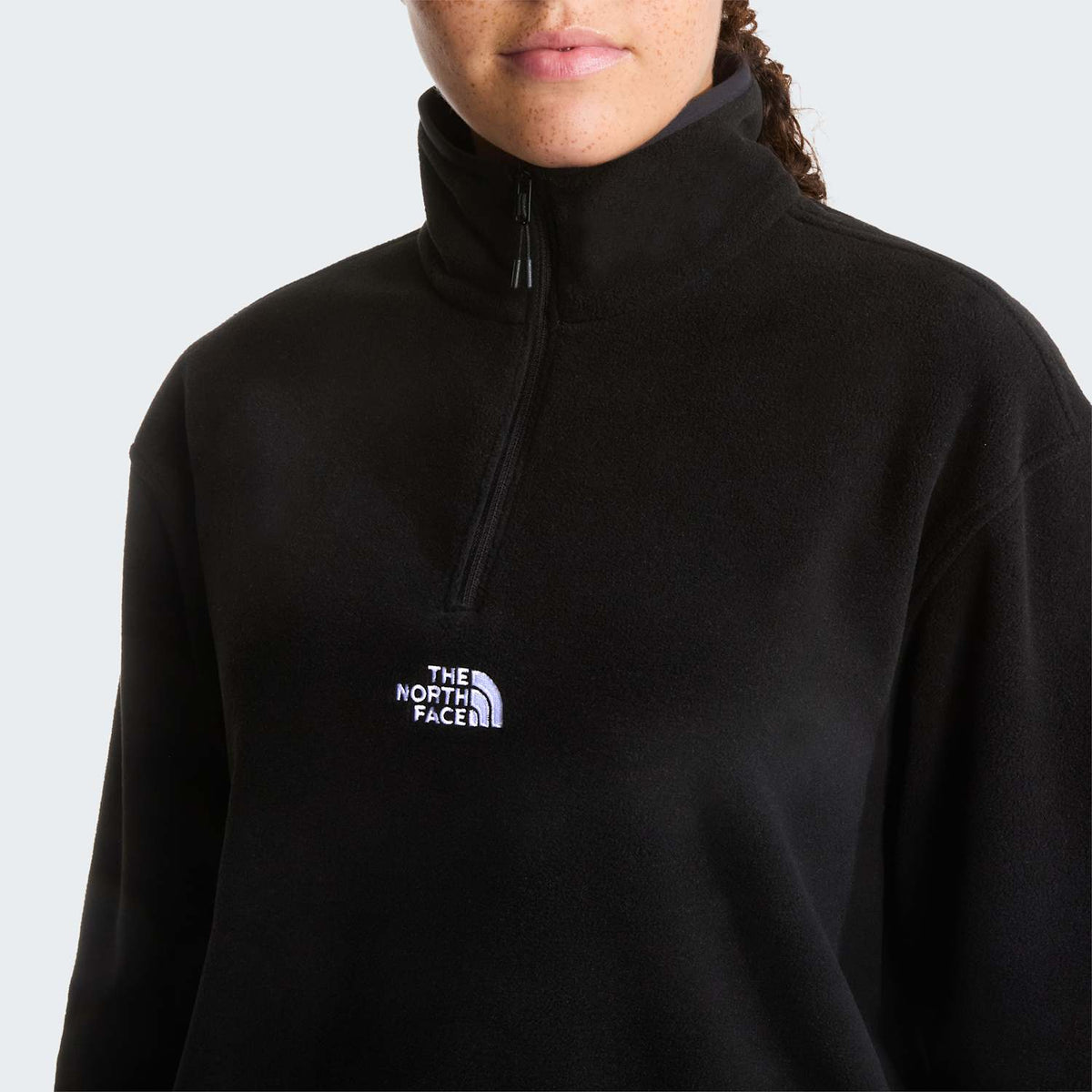 Pile con collo zip Glacier Novelty Logo da Donna