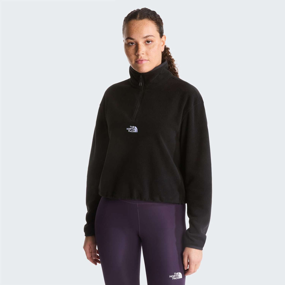 Pile con collo zip Glacier Novelty Logo da Donna