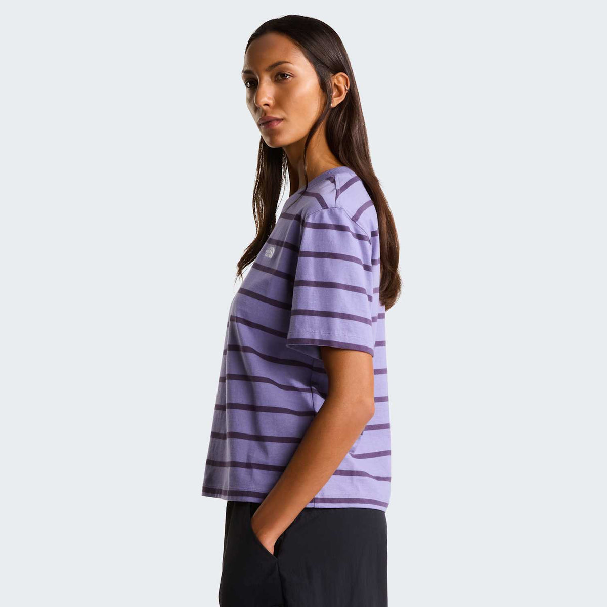 T-shirt a righe Vista da Donna