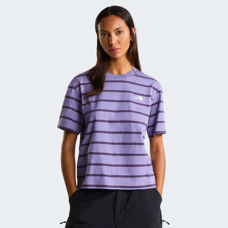 T-shirt a righe Vista da Donna