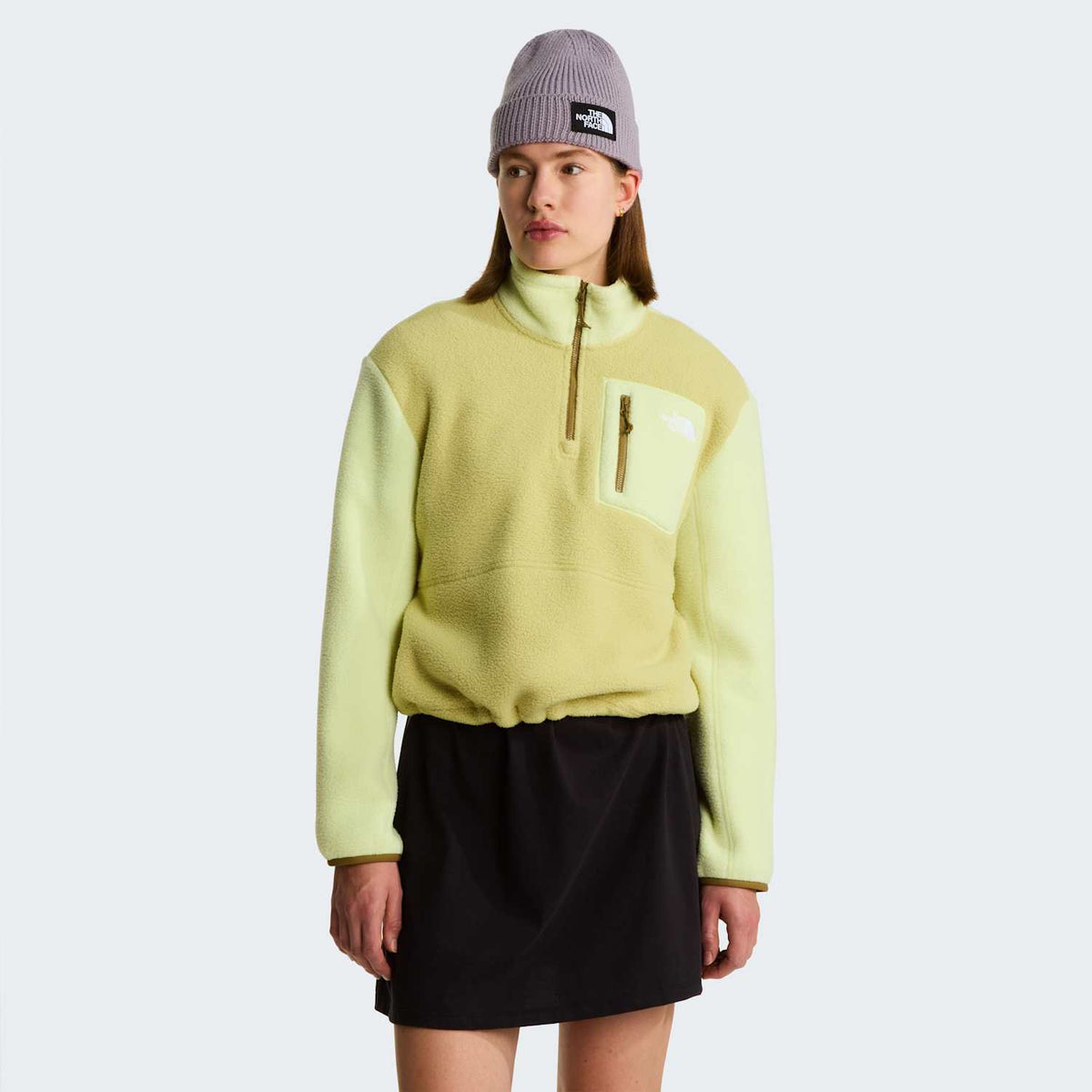 Giacca in pile con collo zip Yumiori da Donna