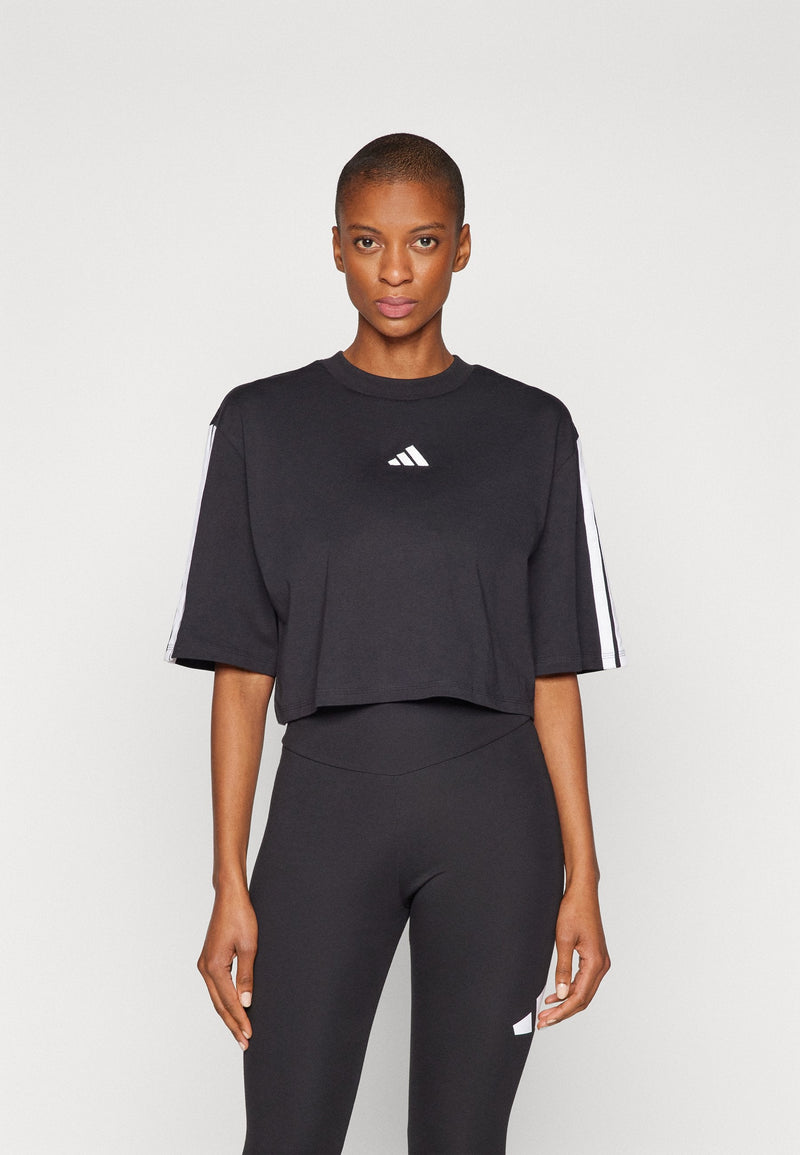 adidas Sportswear Essentials 3 Stripes Loose – T-shirt stampata Donna