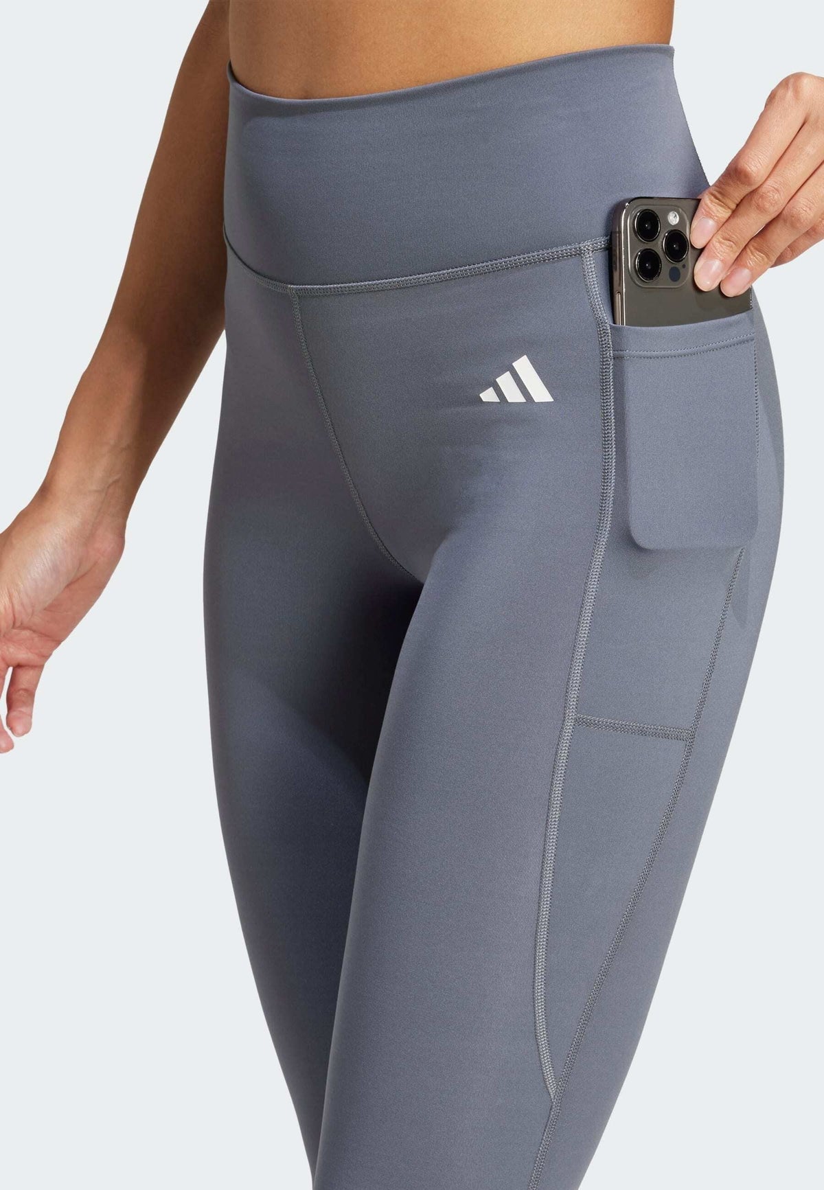 adidas Performance Optime Essentials Stash Pocket Full Length – Leggings Donna