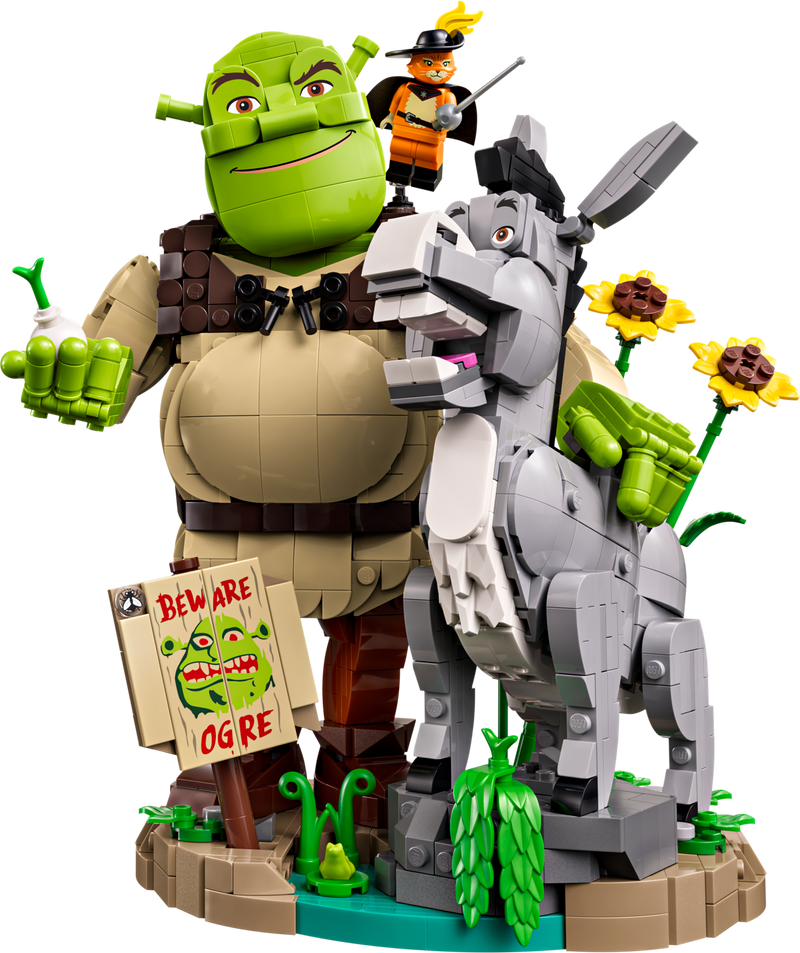 LEGO® Shrek, Ciuchino e il Gatto con gli Stivali (72423)