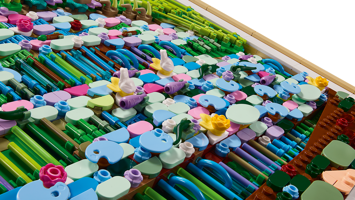 LEGO® Art – Claude Monet: lo stagno delle ninfee, armonia verde (31220)