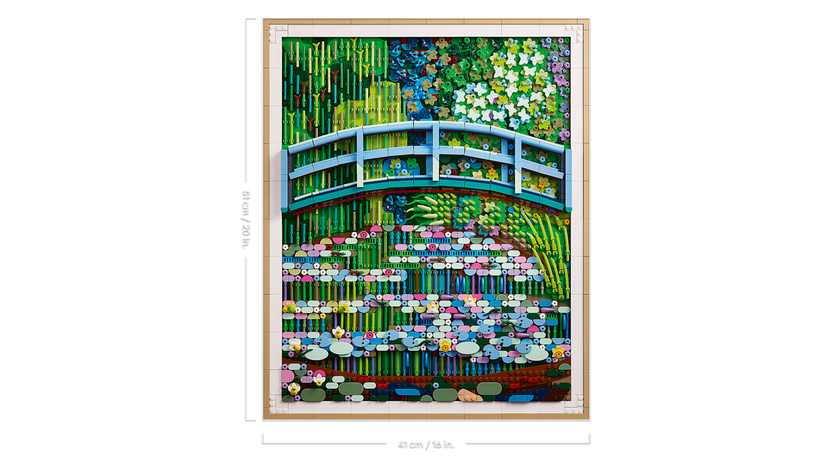 LEGO® Art – Claude Monet: lo stagno delle ninfee, armonia verde (31220)