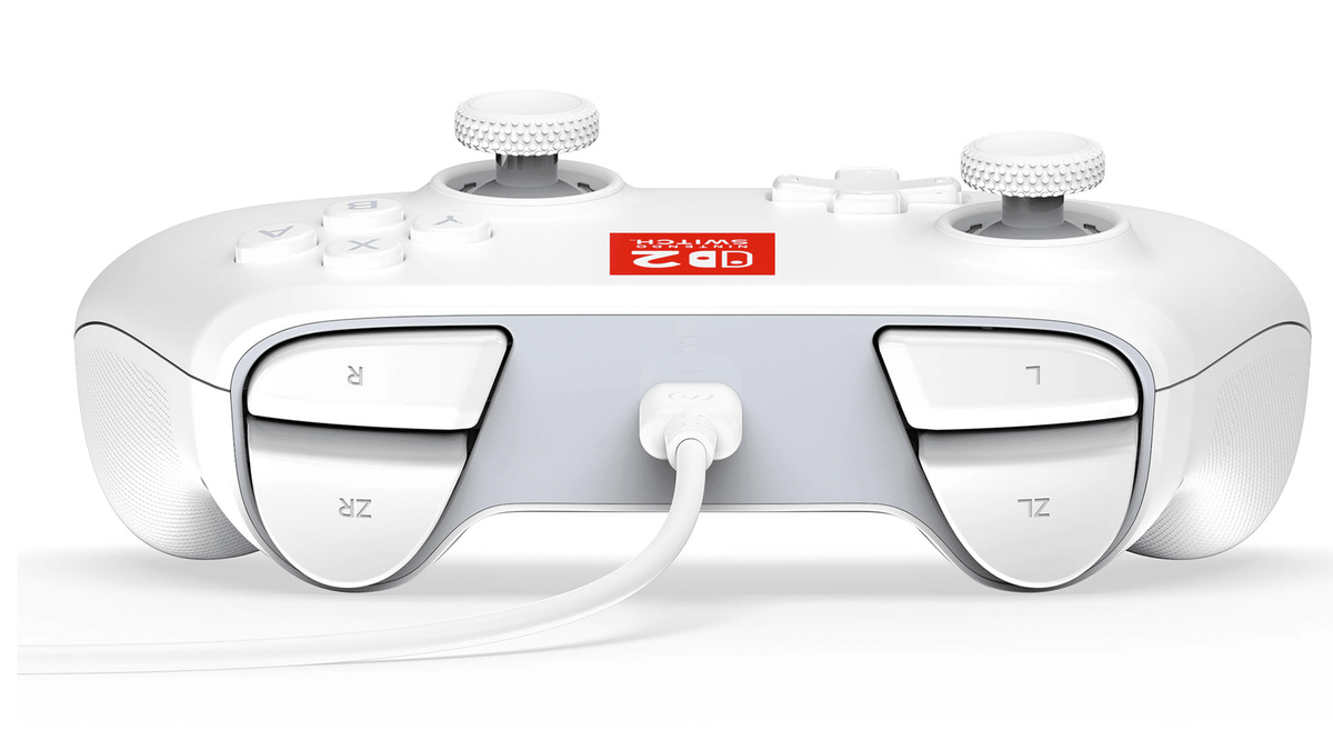 Controller cablato Advantage con Lumectra per Nintendo Switch 2 (bianco)