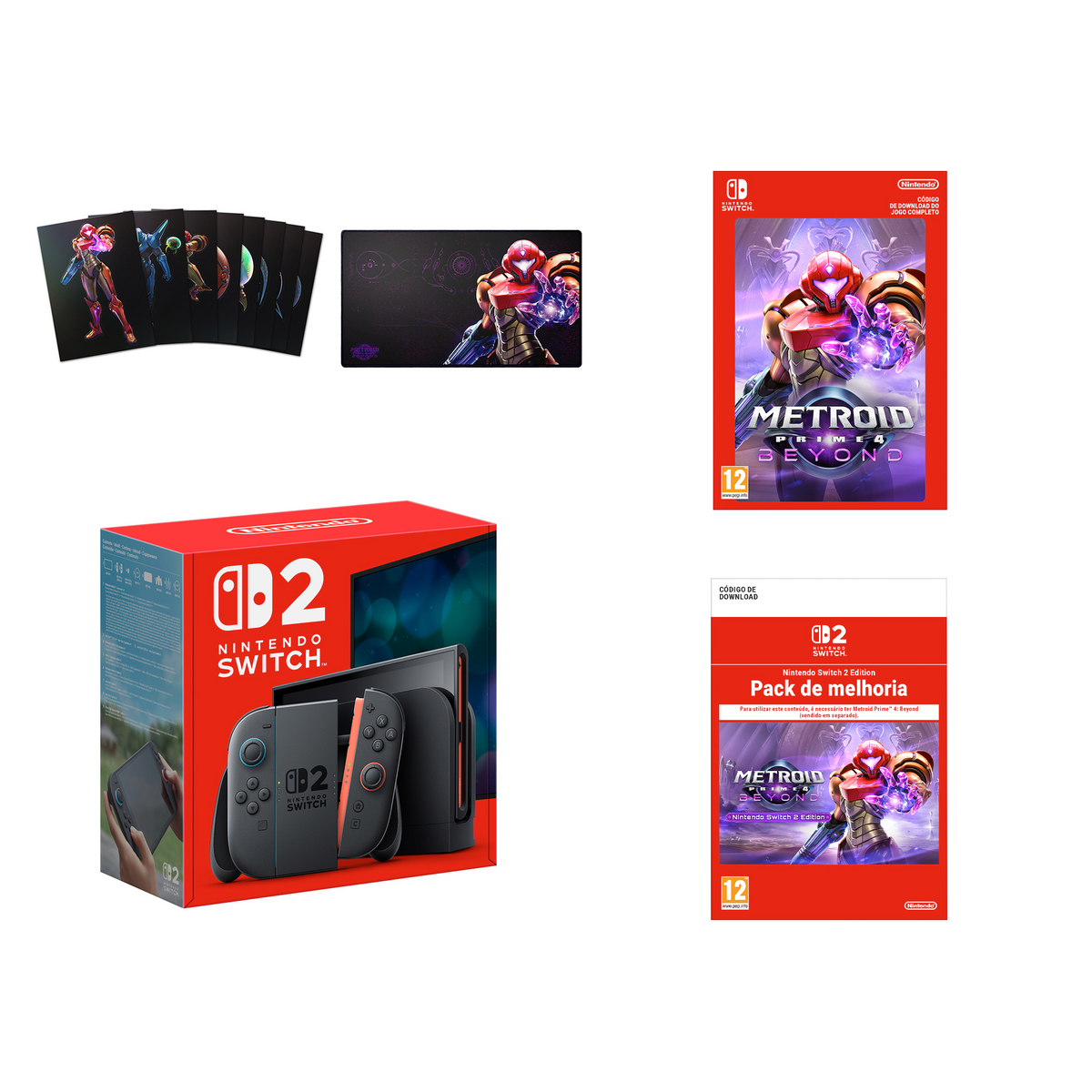 Nintendo Switch 2 + Metroid Prime 4: Beyond – Nintendo Switch 2 Edition – Pack «Potenza»