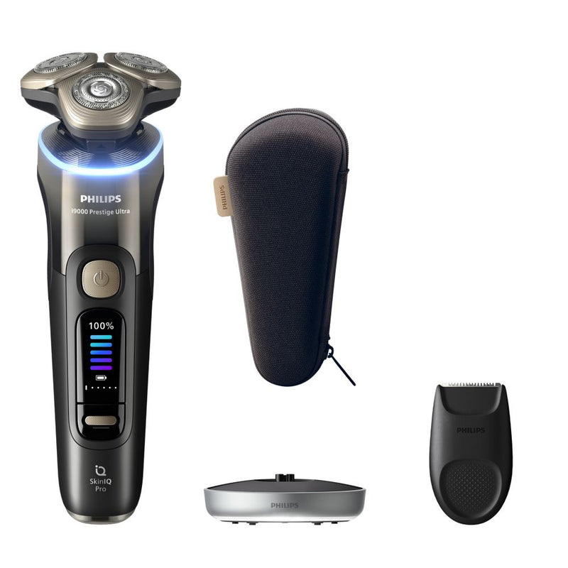 Philips i9000 Prestige Ultra Rasoio elettrico 100 % impermeabile con SkinIQ Pro