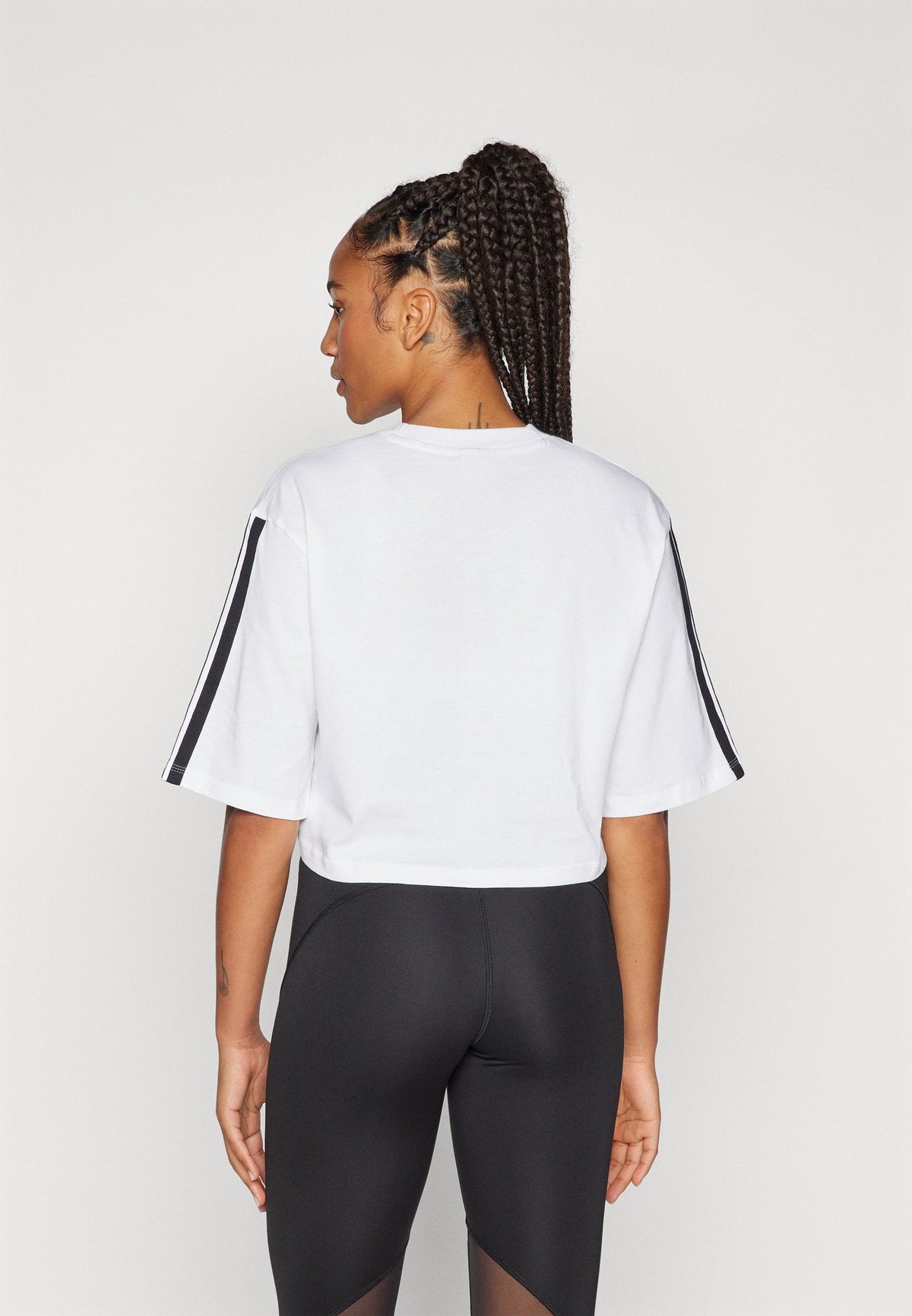 adidas Sportswear Essentials 3 Stripes Loose – T-shirt stampata Donna