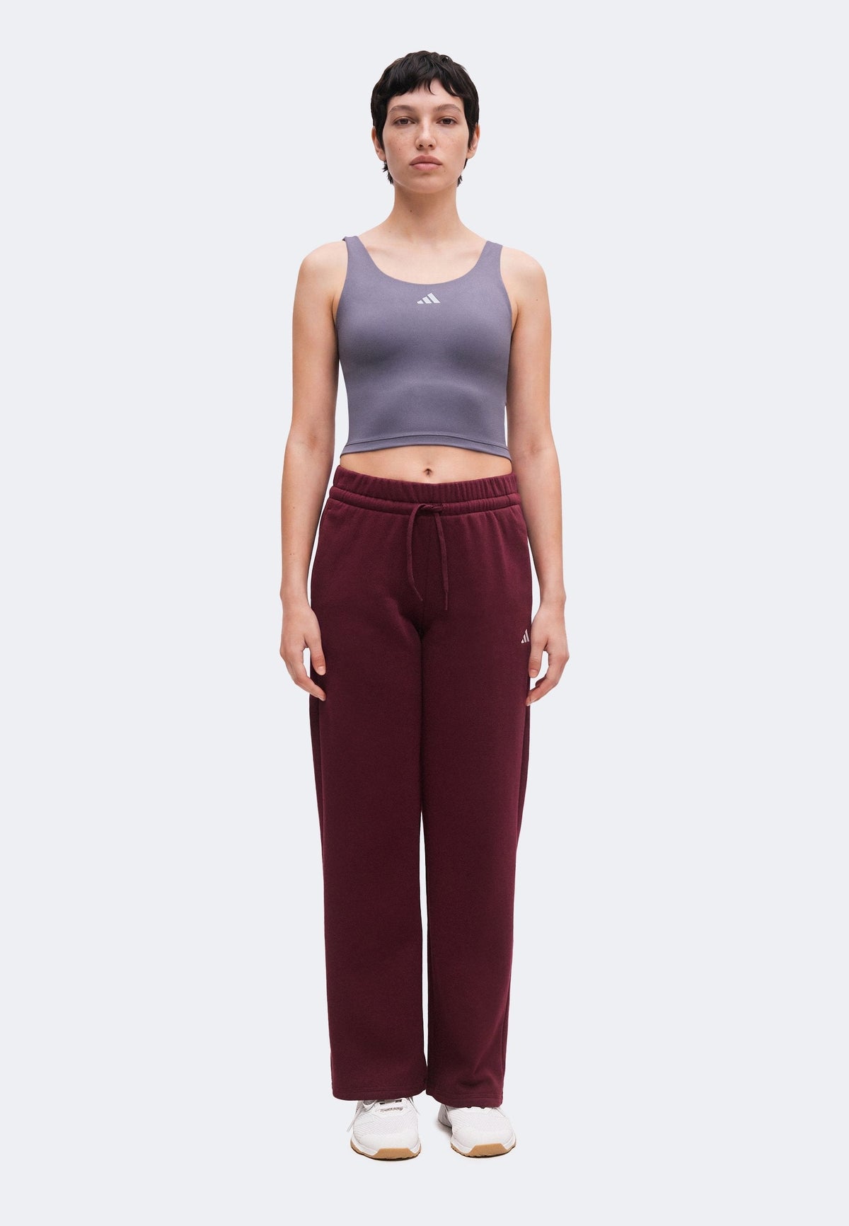 adidas Sportswear Essentials Small Logo Feel Cozy Open Hem Pants – Pantaloni della tuta Donna