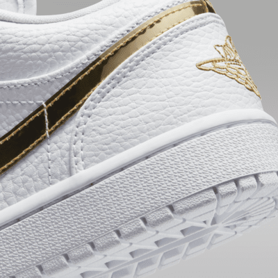 Air Jordan 1 Low SE Donna – Bianco/Bianco/Metallic Gold