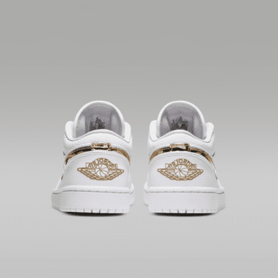 Air Jordan 1 Low SE Donna – Bianco/Bianco/Metallic Gold